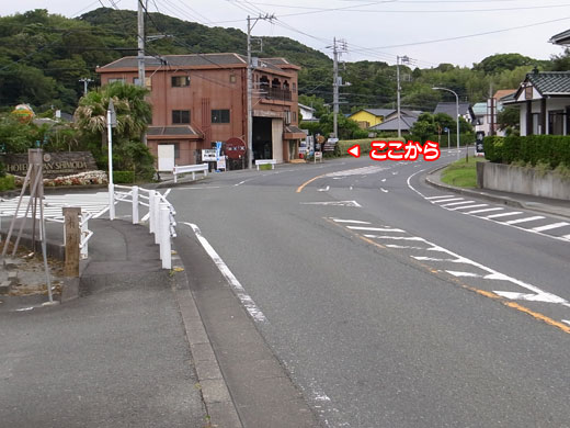 入田浜入口の写真